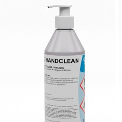 Solución líquida hidroalcohólico 75%  desinfectante manos viricida bactericida antiséptico con dosificador aplicador 0,5 litros