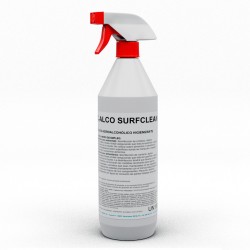 Botella 1l. pulverizador espray liquido hidroalcohólico para limpiar y desinfectar superfícies
